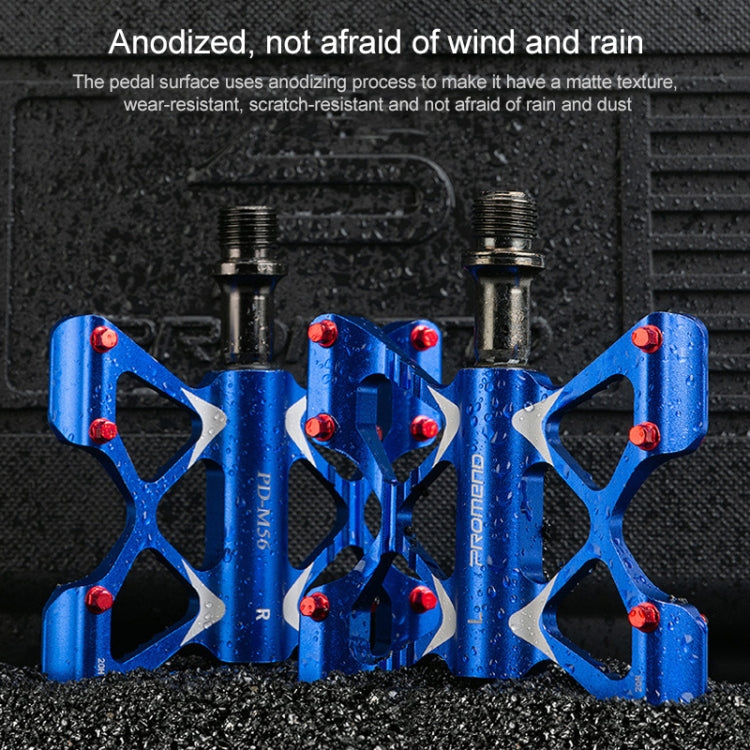 PROMEND PD-M56 1 Pair Mountain Bicycle Aluminum Alloy 3-Bearings Pedals (Gold) - free shipping - PMc TechLife - Order now!