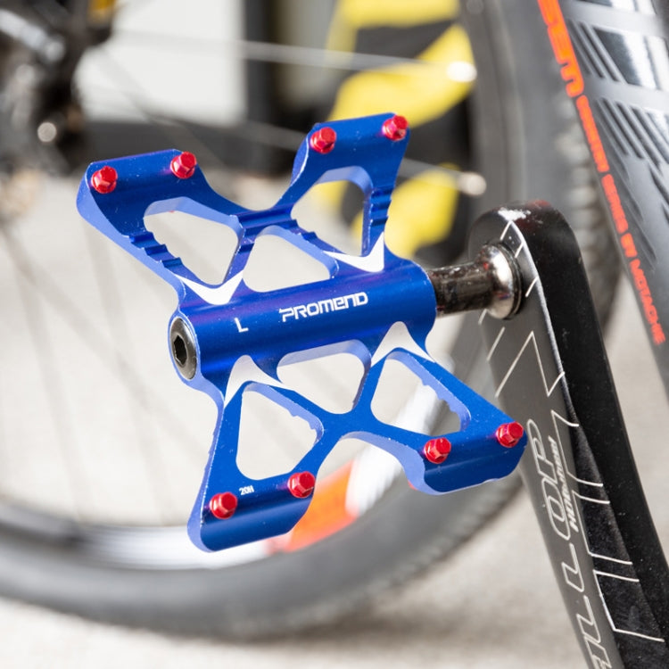 PROMEND PD-M56 1 Pair Mountain Bicycle Aluminum Alloy 3-Bearings Pedals (Blue) - free shipping - PMc TechLife - Order now!