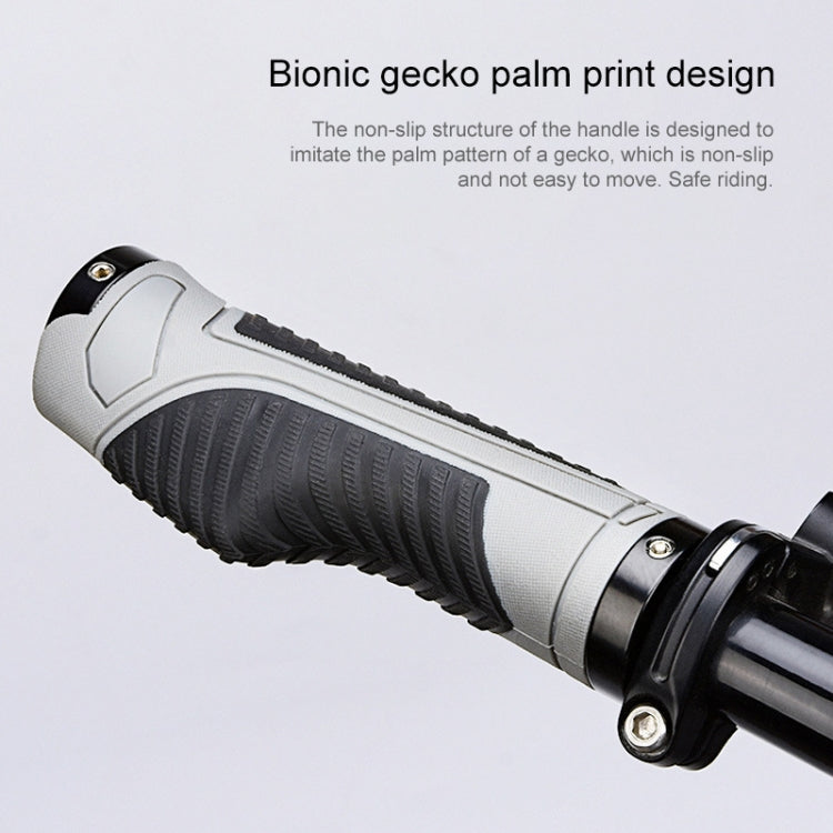 PROMEND GR-504 1 Pair TPR Ergonomic Ball Bicycle Grip Cover (Black Grey) - Bicycle Grips by PROMEND | Online Shopping South Africa | PMc TechLife | Buy Now Pay Later Mobicred
