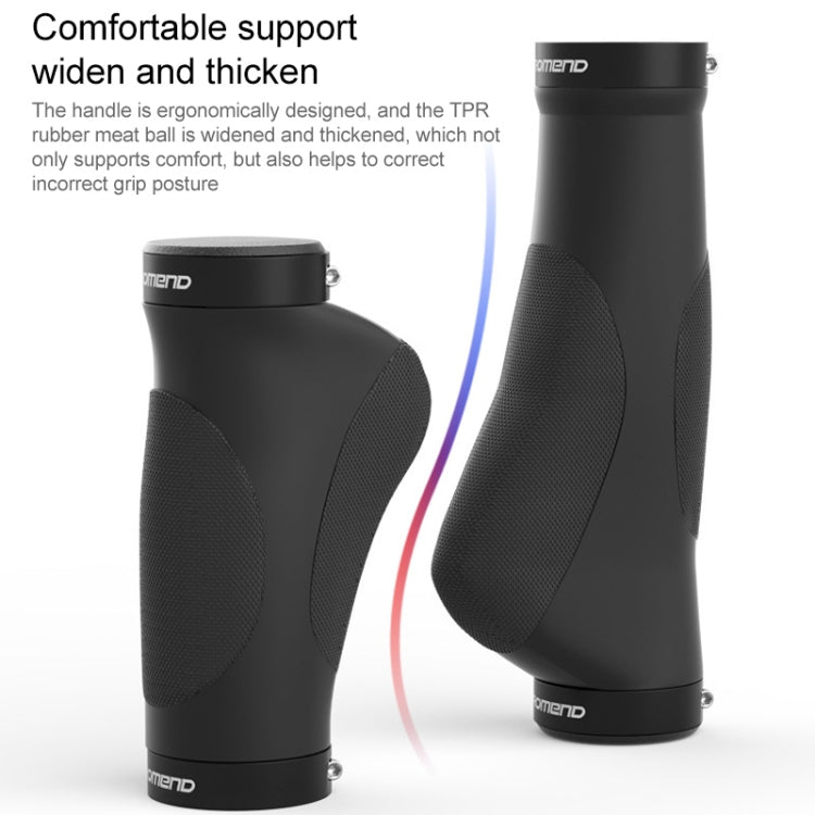 PROMEND GR-506 1 Pair Rubber Ergonomic Ball Bicycle Grip Cover (90mm+130mm) - Bicycle Grips by PROMEND | Online Shopping South Africa | PMc TechLife | Buy Now Pay Later Mobicred