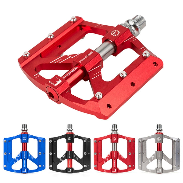 PROMEND PD-M88 1 Pair Mountain Bicycle Aluminum Alloy 3-Bearings Pedals (Black) - free shipping - PMc TechLife - Order now!