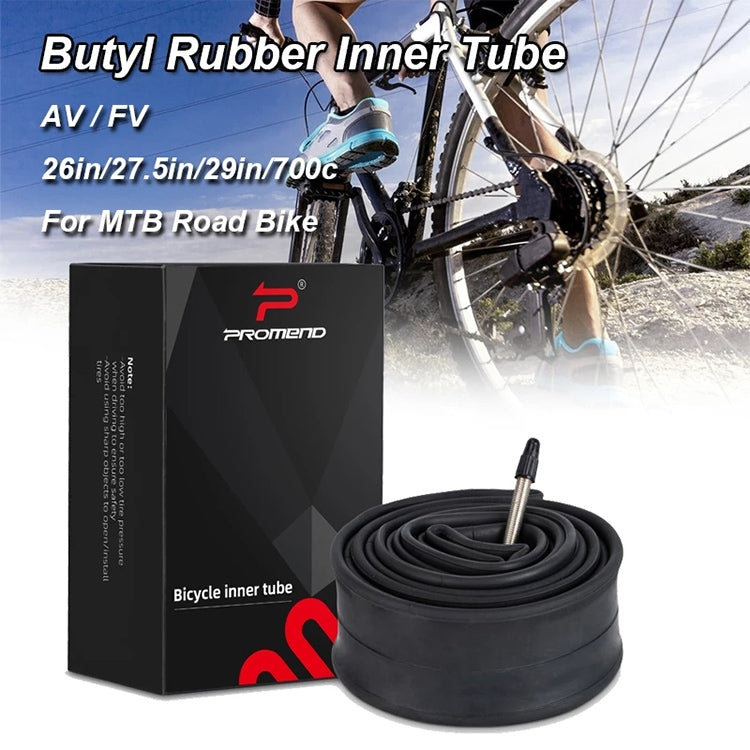PROMEND 27.5 x 1.95 AV Mountain Bike Butyl Pneumatic Inner Tube - Others by PROMEND | Online Shopping South Africa | PMc TechLife | Buy Now Pay Later Mobicred