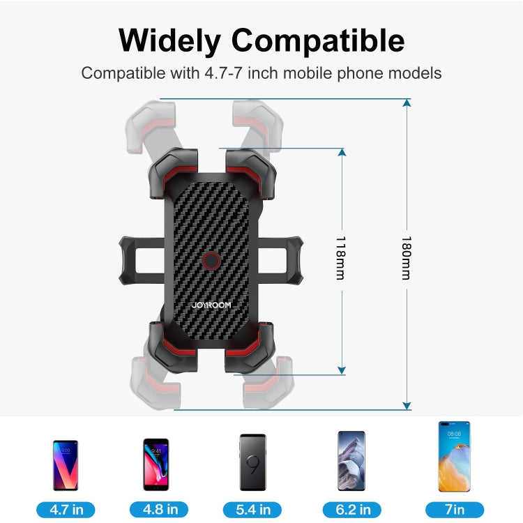 JOYROOM JR-ZS288 Bike Mobile Phone Mount Holder (Black) - Holders by JOYROOM | Online Shopping South Africa | PMC TechLife | Buy Now Pay Later Mobicred