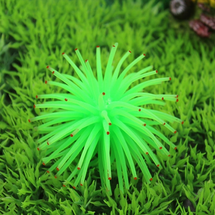 Aquarium Articles Decoration TPR Simulation Sea Urchin Ball Coral with Point, Size: L, Diameter: 13cm(Green) - free shipping - PMc TechLife - Order now!