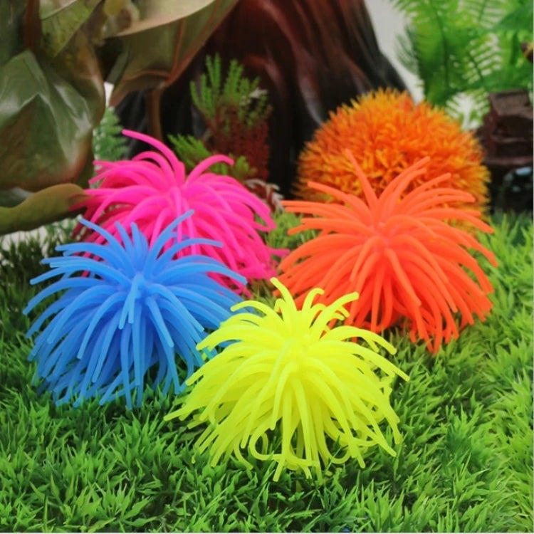 Aquarium Articles Decoration TPR Simulation Sea Urchin Ball Coral, Size: M, Diameter: 10cm(Green) - free shipping - PMc TechLife - Order now!
