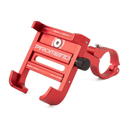 PROMEND SJJ-275 Bicycle Aluminum Alloy Phone Holder for Handlebar (Red) - Holders by PROMEND | Online Shopping South Africa | PMC Jewellery | Buy Now Pay Later Mobicred