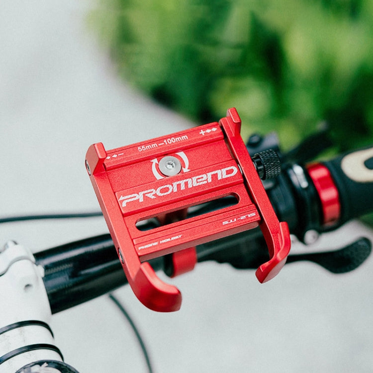 PROMEND SJJ-275 Bicycle Aluminum Alloy Phone Holder for Handlebar (Black) - Holders by PROMEND | Online Shopping South Africa | PMC TechLife | Buy Now Pay Later Mobicred