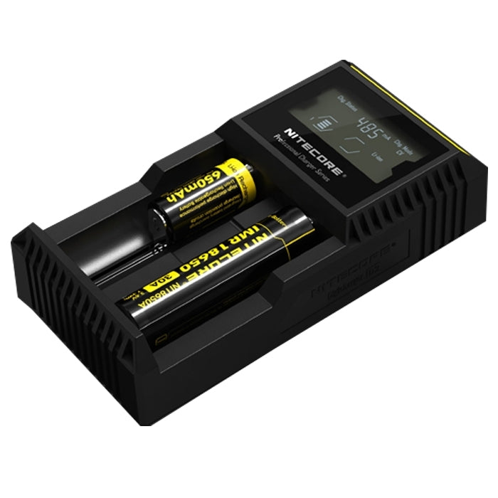 Nitecore D2 Intelligent Digi Smart Charger with LED Indicator for 14500, 16340 (RCR123), 18650, 22650, 26650, Ni-MH and Ni-Cd (AA, AAA) Battery - Charger & Converter by PMC TechLife | Online Shopping South Africa | PMC TechLife | Buy Now Pay Later Mobicred