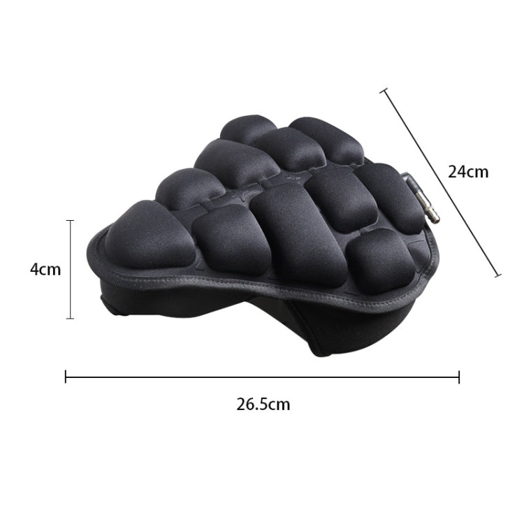 BC-203 2.0 M Size Bicycle Foldable Inflatable Airbag Cushion Seat Cover with Inflator (Black) - Others by PMC TechLife | Online Shopping South Africa | PMC TechLife