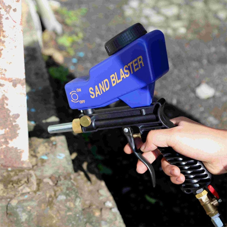 Portable Blue Gravitational Sandblasting Machine Mini Rust-proof Sandblaster Spray Mechine - Others by PMc TechLife | Online Shopping South Africa | PMc TechLife | Buy Now Pay Later Mobicred