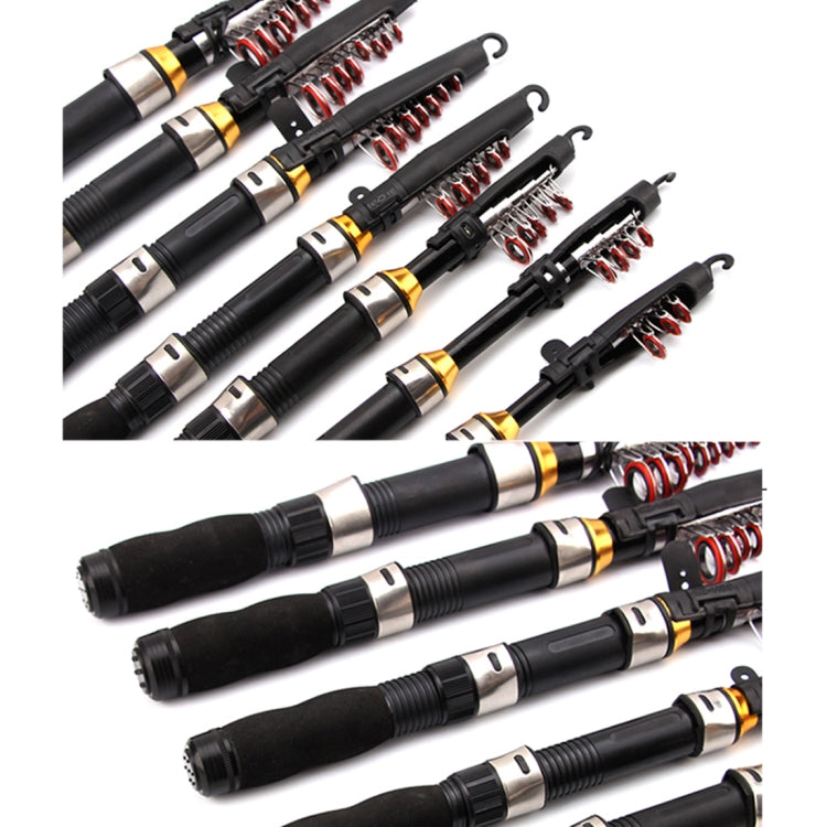 32cm Portable Telescopic Sea Fishing Rod Mini Fishing Pole, Extended Length : 1.5m, Black Tube-type Reel Seat - Fishing Rods & Accessories by PMC TechLife | Online Shopping South Africa | PMC TechLife | Buy Now Pay Later Mobicred