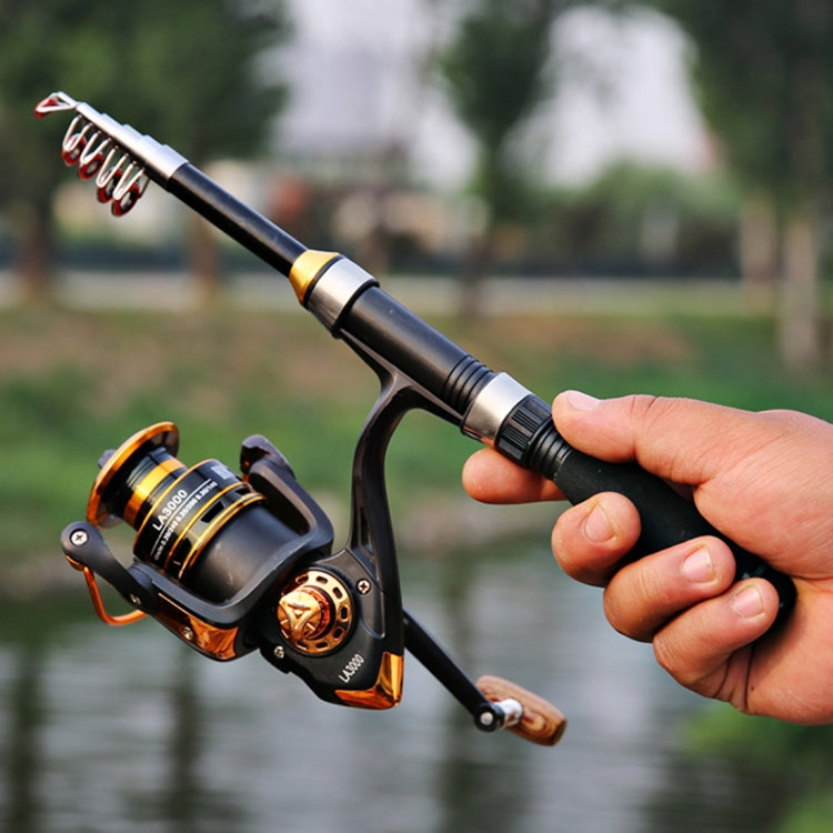 32cm Portable Telescopic Sea Fishing Rod Mini Fishing Pole, Extended Length : 1.5m, Black Tube-type Reel Seat - Fishing Rods & Accessories by PMC TechLife | Online Shopping South Africa | PMC TechLife | Buy Now Pay Later Mobicred