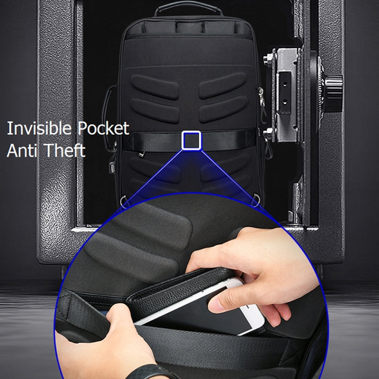 Bopai 751-006641 Large Capacity Business Fashion Breathable Laptop Backpack with External USB Interface, Size: 30 x 15 x 44cm(Black) - free shipping - PMC Jewellery - Order now!