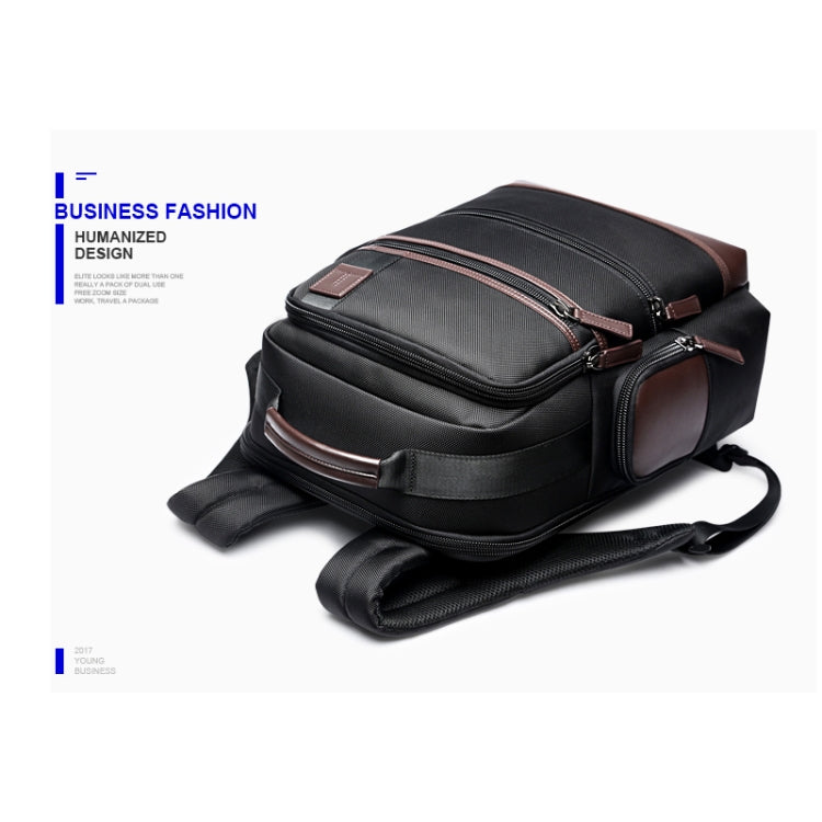 Bopai 751-007291 Business Anti-theft Waterproof Large Capacity Double Shoulder Bag,with USB Charging Port, Size: 34x19x43.5cm (Black) - 15 inch by Bopai | Online Shopping South Africa | PMC Jewellery | Buy Now Pay Later Mobicred