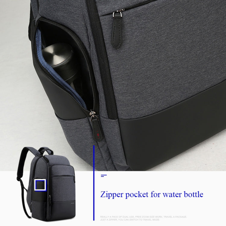 Bopai 851-014518 Business Waterproof Three-layer Large Capacity Double Shoulder Bag,with USB Charging Port, Size: 37x21x47.5cm (Black) - free shipping - PMC Jewellery - Order now!