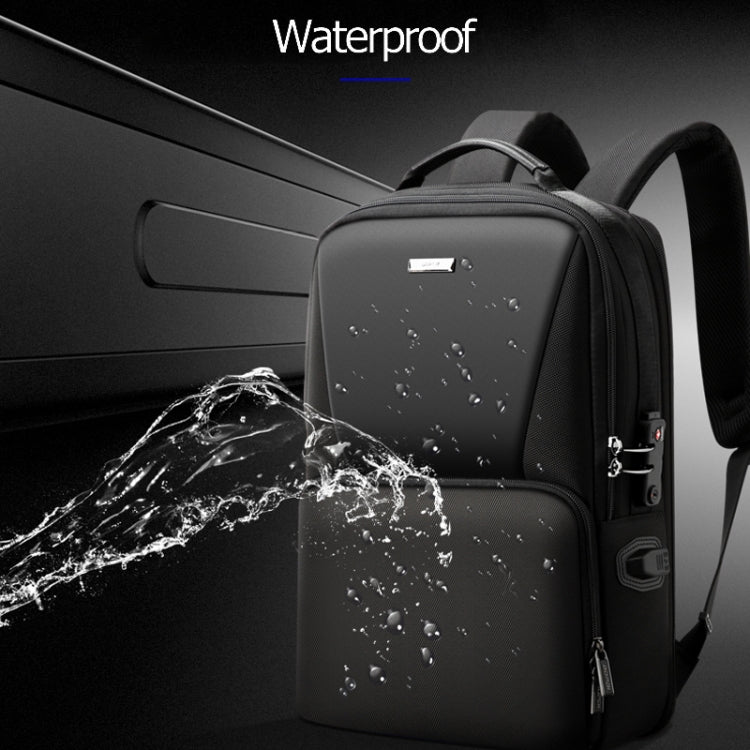 Bopai 61-02511 Business Travel Breathable Waterproof Anti-theft Man Backpack, Size: 30x15x44cm(Black) - free shipping - PMC Jewellery - Order now!