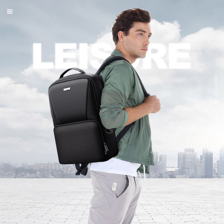 Bopai 61-02511 Business Travel Breathable Waterproof Anti-theft Man Backpack, Size: 30x15x44cm(Black) - free shipping - PMC Jewellery - Order now!