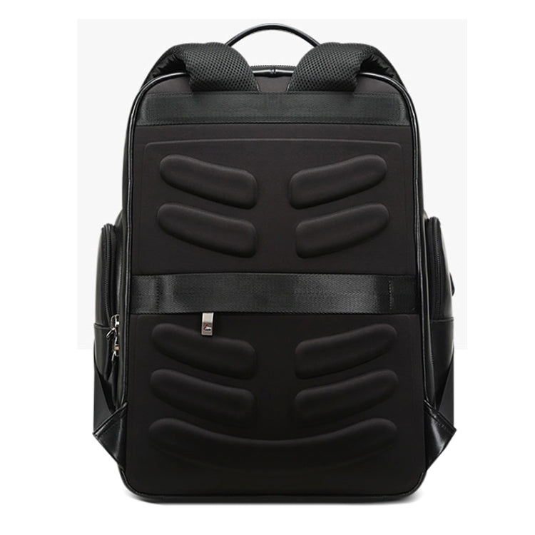 Bopai 851-01981A Top-grain Leather Business Travel Anti-theft Man Backpack, Size: 35x26x44cm - free shipping - PMC TechLife - Order now!