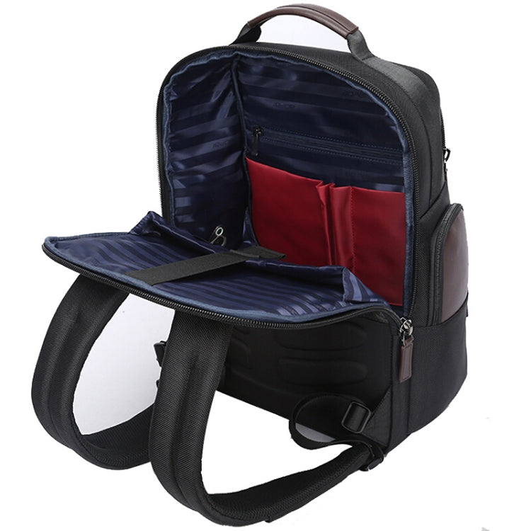 Bopai 751-007301 Business Anti-theft Waterproof Large Capacity Double Shoulder Bag,with USB Charging Port, Size: 28x19x42cm(Black) - free shipping - PMC Jewellery - Order now!