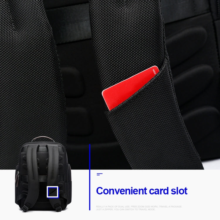 Bopai 751-007301 Business Anti-theft Waterproof Large Capacity Double Shoulder Bag,with USB Charging Port, Size: 28x19x42cm(Black) - free shipping - PMC Jewellery - Order now!