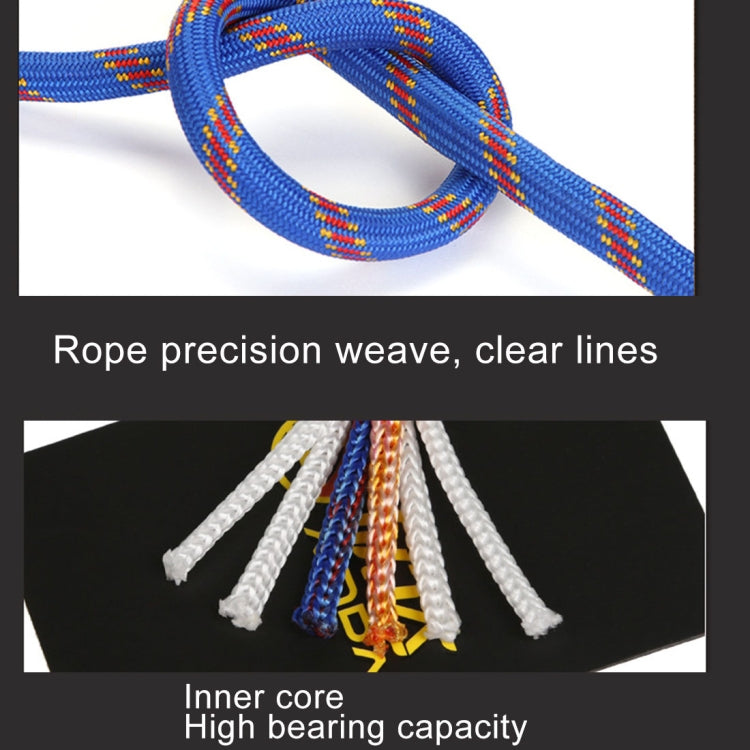 XINDA XD-S9804 Climbing Auxiliary Rope Static Rope Safety Rescue Rope, Length: 20m Diameter: 10mm(Blue) - free shipping - PMc TechLife - Order now!