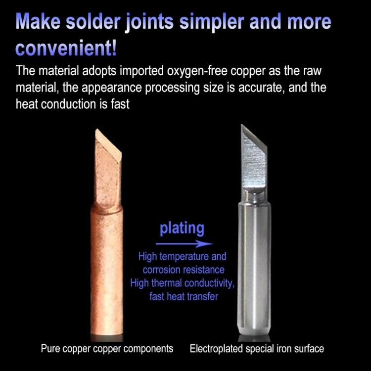 10 PCS 900M-T-SK Narrow Tool Bit Lead-free Electric Welding Soldering Iron Tips - Soldering Iron Tip by PMC TechLife | Online Shopping South Africa | PMC TechLife | Buy Now Pay Later Mobicred
