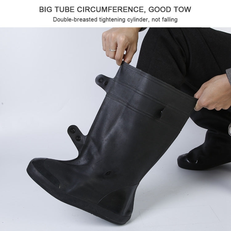 High Tube Rainproof Snowproof Adult Shoe Cover Size: XXXXL(Dark Gray) - Rainshoes & Shoe Covers by PMC TechLife | Online Shopping South Africa | PMC TechLife