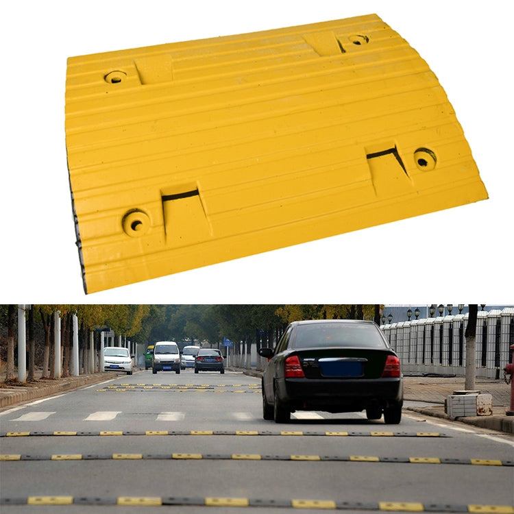 Strip Two-in-one Engineering Rubber Speed Bump, Size: 50x35x5cm - Speed Bumps by PMC Jewellery | Online Shopping South Africa | PMC Jewellery