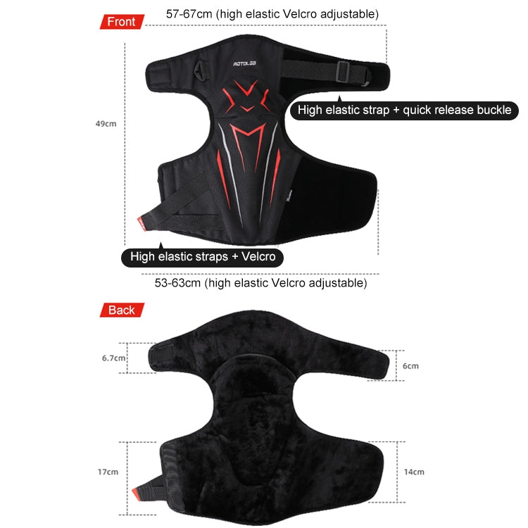 MOTOLSG 2 in 1 Knee Pads Motorcycle Bicycle Riding Warm Fleece Soft Protective Gear (Black White) - free shipping - PMC TechLife - Order now!