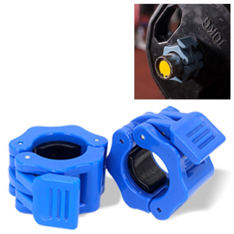 Fast Austrian Bar Chuck Lock Barbell Plastic Buckle, Diameter: 30mm (Blue) - Fitness Equipments by PMC Jewellery | Online Shopping South Africa | PMC Jewellery