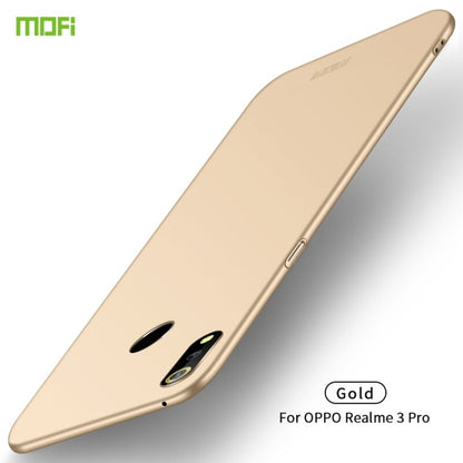 MOFI Frosted PC Ultra-thin Hard Case for OPPO Realme 3 Pro(Gold) - Realme Cases by MOFI | Online Shopping South Africa | PMC Jewellery