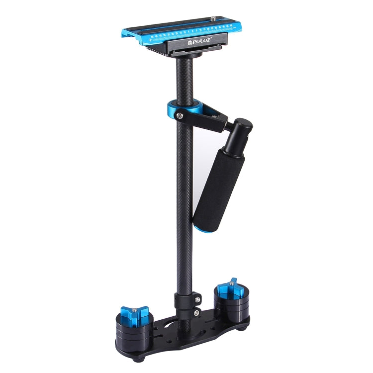 PULUZ 38.5-61cm Carbon Fibre Handheld Stabilizer for DSLR & DV Digital Video & Cameras, Load Range: 0.5-3kg(Blue) - free shipping - PMC TechLife - Order now!
