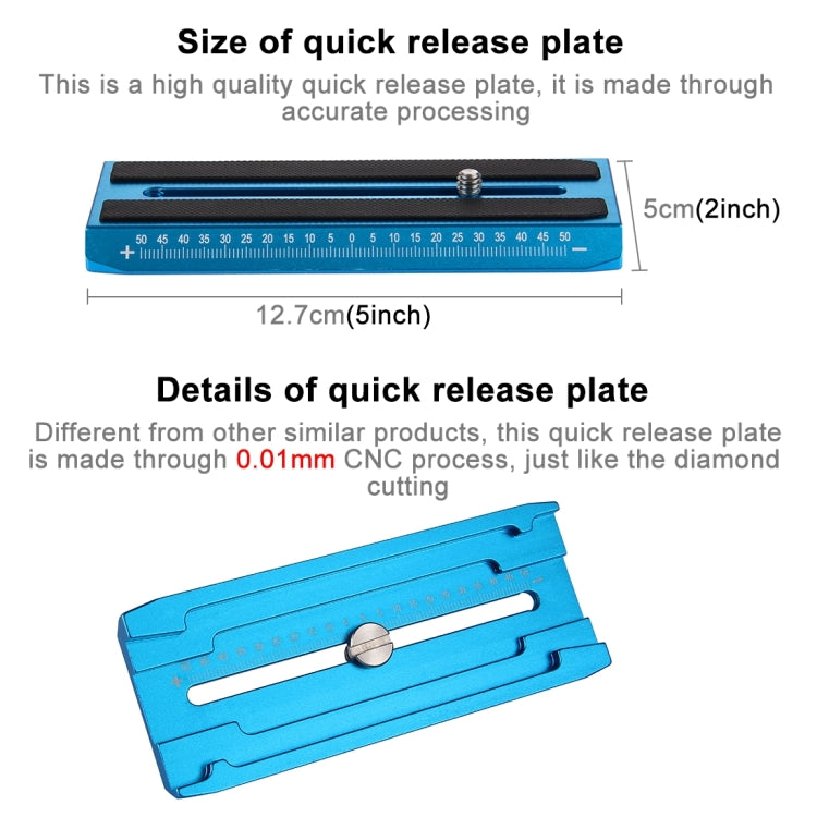 PULUZ 38.5-61cm Carbon Fibre Handheld Stabilizer for DSLR & DV Digital Video & Cameras, Load Range: 0.5-3kg(Blue) - free shipping - PMC TechLife - Order now!