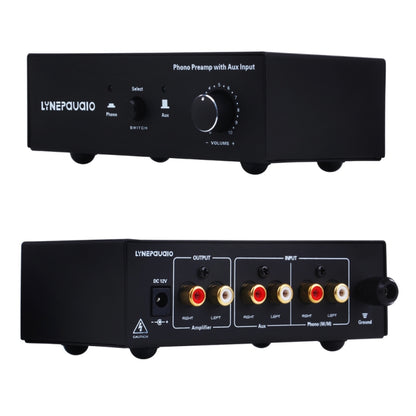 B855 LINEPAUDIO Phone Prephonograph Signal Amplifier with Auxiliary Input and Volume Control (Black) -  by PMC Jewellery | Online Shopping South Africa | PMC Jewellery | Buy Now Pay Later Mobicred