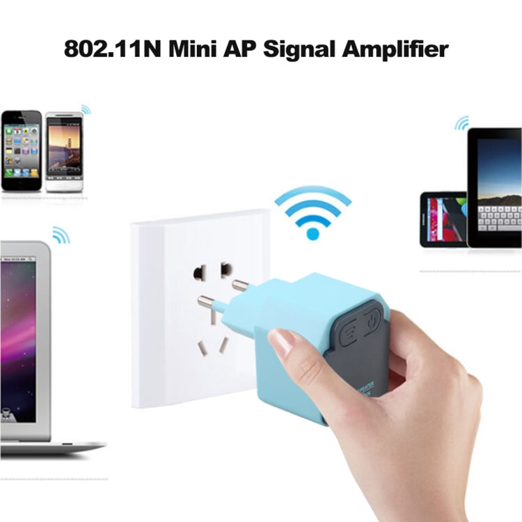 300Mbps Wireless WiFi Range AP / Repeater Signal Booster, EU Plug - Broadband Amplifiers by PMC Jewellery | Online Shopping South Africa | PMC Jewellery | Buy Now Pay Later Mobicred