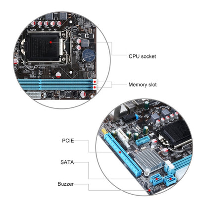 LGA 1155 DDR3 Computer Motherboard for Intel B75 Chip, Support Intel Second Generation / Third Generation Series CPU - Motherboard by PMC Jewellery | Online Shopping South Africa | PMC Jewellery | Buy Now Pay Later Mobicred