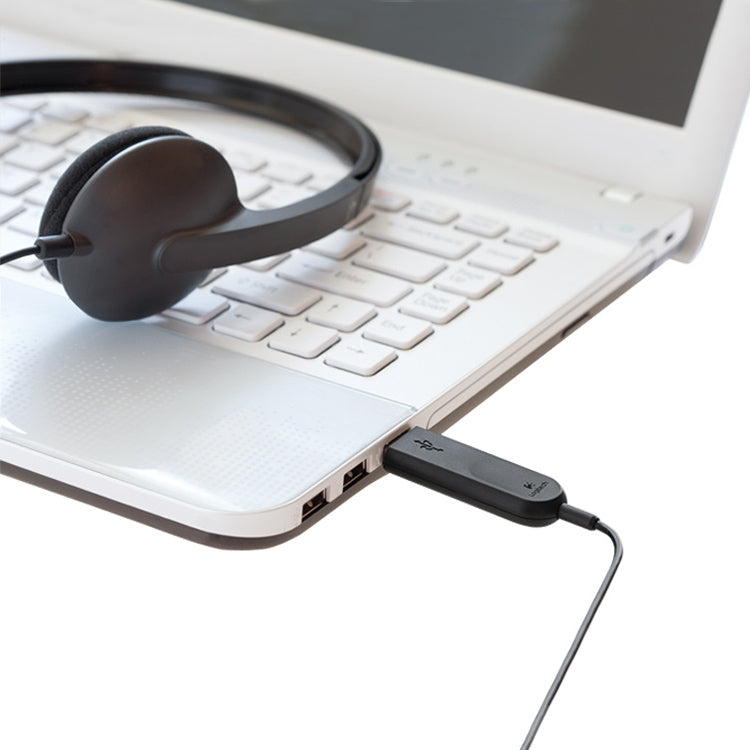 Logitech H340 Computer Office Education Training USB Interface Microphone Wired Headset - Multimedia Headset by Logitech | Online Shopping South Africa | PMC Jewellery | Buy Now Pay Later Mobicred