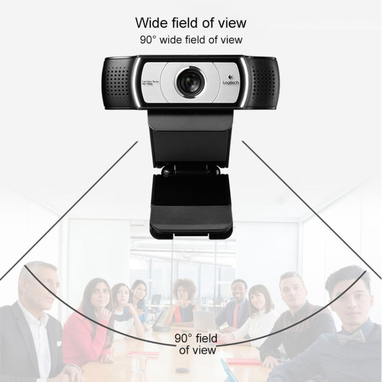 Logitech C930C 1080P 30FPS Business HD WebCam with Protective Cover - HD Camera by Logitech | Online Shopping South Africa | PMC Jewellery | Buy Now Pay Later Mobicred