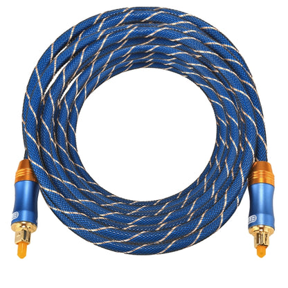 EMK LSYJ-A 8m OD6.0mm Gold Plated Metal Head Toslink Male to Male Digital Optical Audio Cable - Audio Optical Cables by EMK | Online Shopping South Africa | PMC Jewellery | Buy Now Pay Later Mobicred