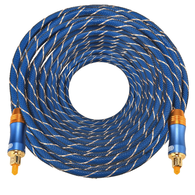 EMK LSYJ-A 25m OD6.0mm Gold Plated Metal Head Toslink Male to Male Digital Optical Audio Cable - free shipping - PMC Jewellery - Order now!