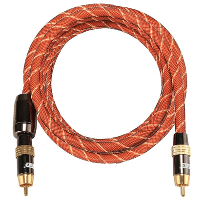 EMK TZ/A 2m OD8.0mm Gold Plated Metal Head RCA to RCA Plug Digital Coaxial Interconnect Cable Audio / Video RCA Cable - RCA Cable by EMK | Online Shopping South Africa | PMC Jewellery | Buy Now Pay Later Mobicred