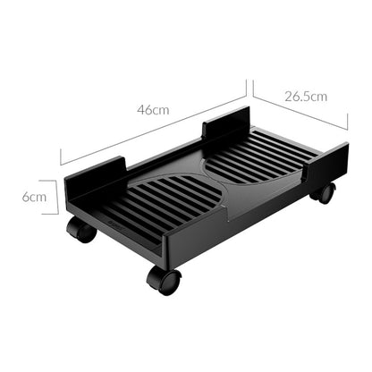 ORICO CPB3-BK-BP Computer Host Bracket with Wheels - Host Bracket by ORICO | Online Shopping South Africa | PMC Jewellery | Buy Now Pay Later Mobicred