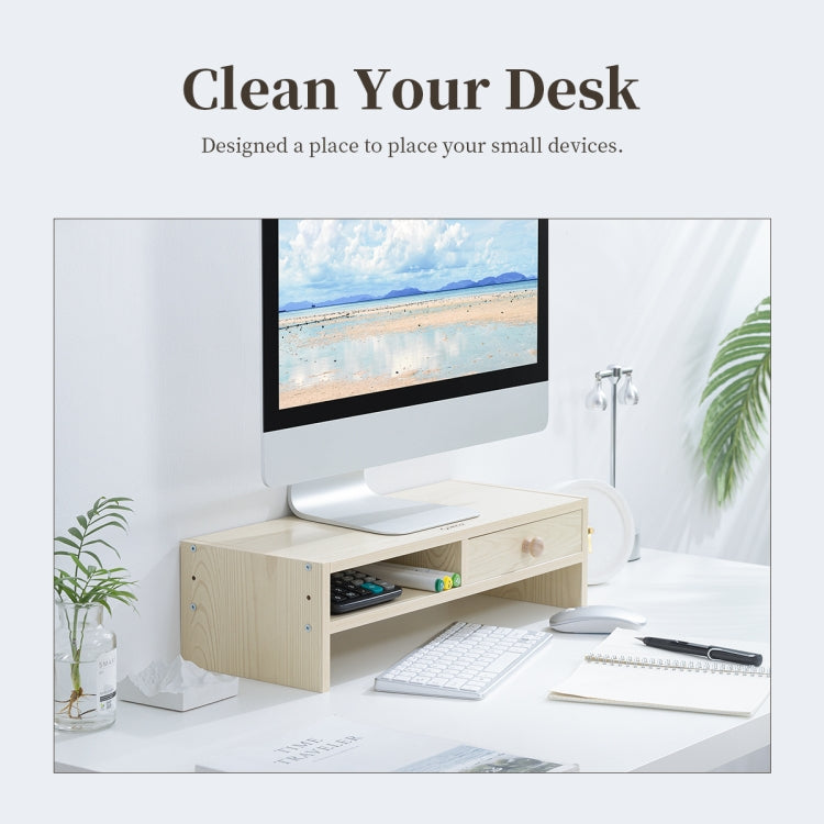 ORICO MSR-01-WD-BP Wood Grain Computer Monitor Holder, Size: 50 x 20 x 6.1cm - free shipping - PMC Jewellery - Order now!