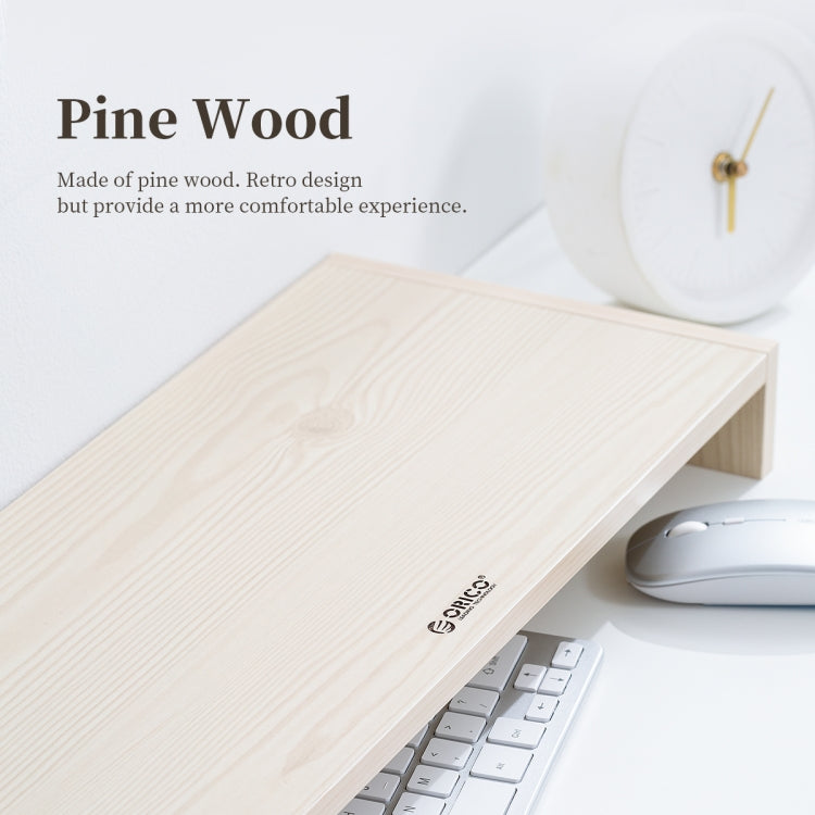 ORICO MSR-01-WD-BP Wood Grain Computer Monitor Holder, Size: 50 x 20 x 6.1cm - free shipping - PMC Jewellery - Order now!