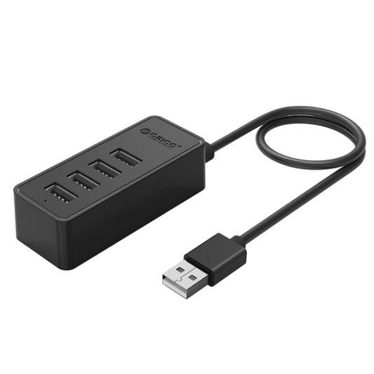 ORICO W5P-U2-30 USB 2.0 Desktop HUB with 30cm Micro USB Cable Power Supply(Black) - USB 2.0 HUB by ORICO | Online Shopping South Africa | PMC Jewellery | Buy Now Pay Later Mobicred