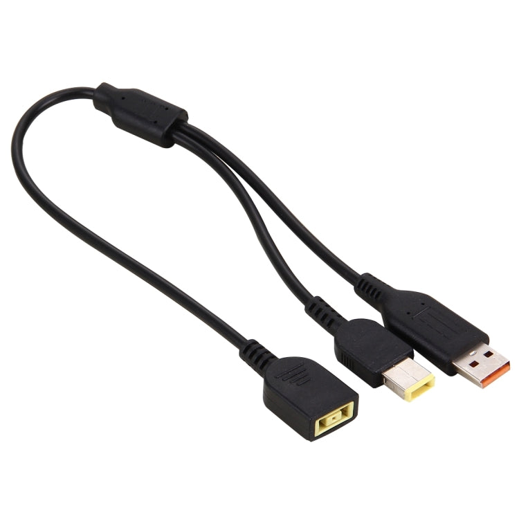 Big Square (First Generation) Female to Lenovo YOGA 3 & Big Square (First Generation) Male Interfaces Power Adapter Cable for Lenovo Laptop Notebook, Length: about 30cm - For Lenovo by PMC TechLife | Online Shopping South Africa | PMC TechLife | Buy Now Pay Later Mobicred