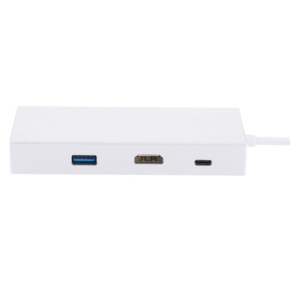 USB-C / Type-C to HDMI & RJ45 & 2 x USB 3.0 & SD & Micro SD Card Reader Adapter HUB with USB-C / Type-C Charging, For Macbook / New Macbook Pro / Huawei Matebook - Card Reader by PMC Jewellery | Online Shopping South Africa | PMC Jewellery | Buy Now Pay Later Mobicred