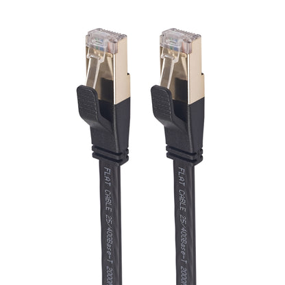 CAT8-2 Double Shielded CAT8 Flat Network LAN Cable, Length: 15m - Lan Cable and Tools by PMC Jewellery | Online Shopping South Africa | PMC Jewellery | Buy Now Pay Later Mobicred