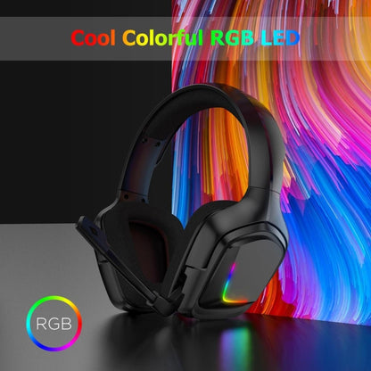 K20i Stereo Gaming Headset with Microphone RGB Light for XBox One / Laptop Tablet (Black) - Multimedia Headset by PMC Jewellery | Online Shopping South Africa | PMC Jewellery | Buy Now Pay Later Mobicred