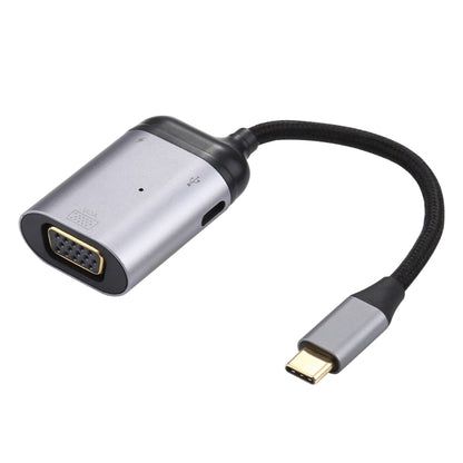 4K UHD USB-C / Type-C to VGA + PD Data Sync Adapter Cable - Cable & Adapters by PMC Jewellery | Online Shopping South Africa | PMC Jewellery | Buy Now Pay Later Mobicred